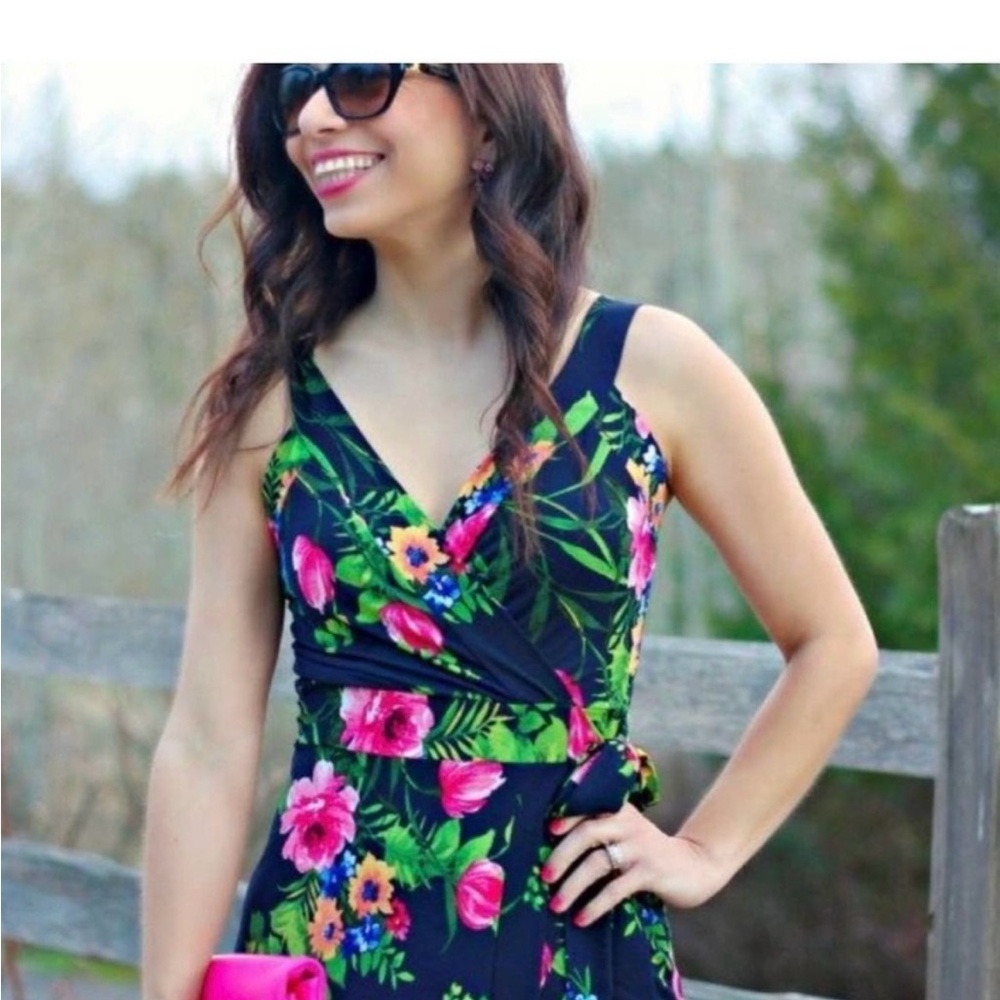 Le Lis Wrap Knit Maxi Dress